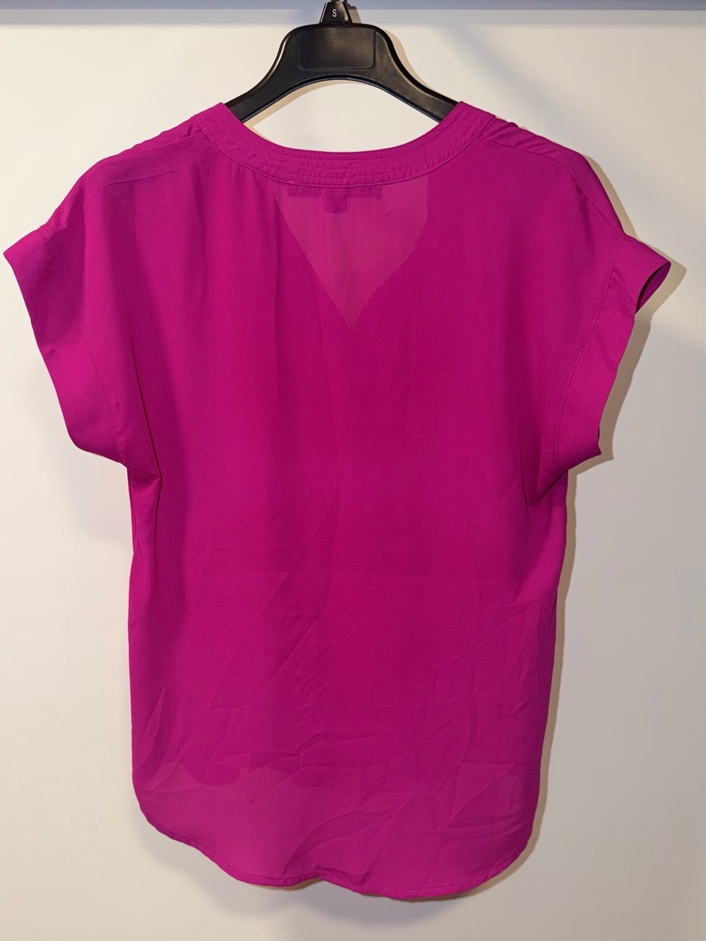 Cynthia Steffe Magenta Cap Sleeve Blouse